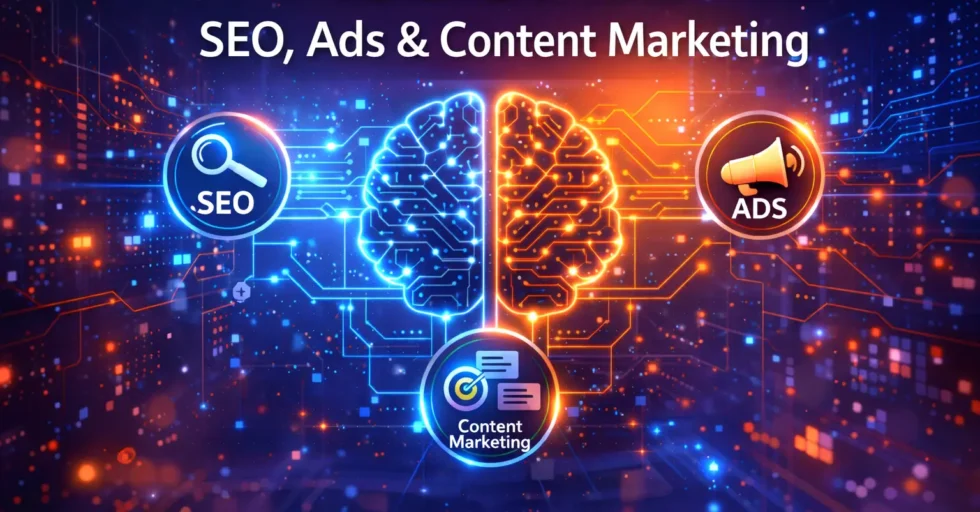 Benefits of AI in SEO, Ads & Content Marketing Benefits of AI in Seo, Ads & Content Marketing