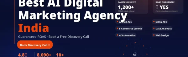 best AI DIGITAL MARKETING AGENCY INDIA GUARANTEED ROAS
