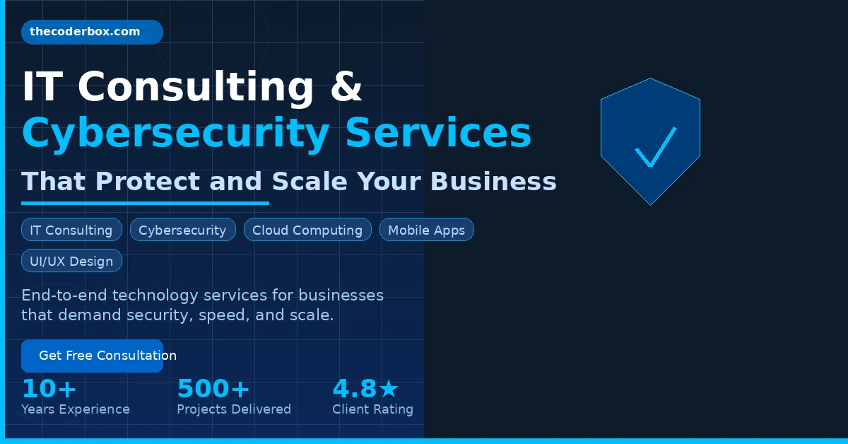 IT Consulting and Cybersecurity Services